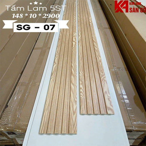 Tấm Ốp Tường Lam 5 Sóng Thấp SG-07